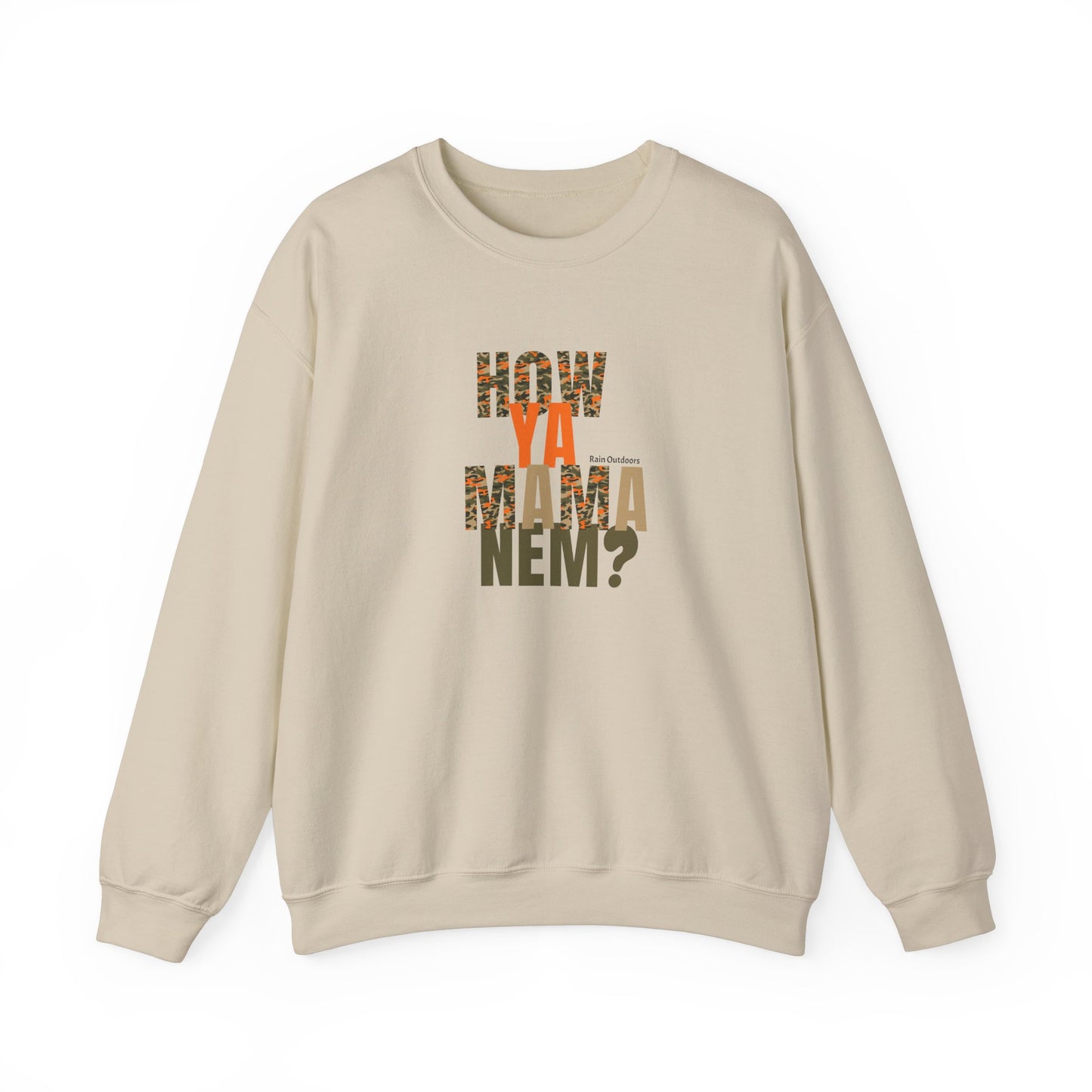 How ya mama nem? Unisex Heavy Blend™ Crewneck Sweatshirt