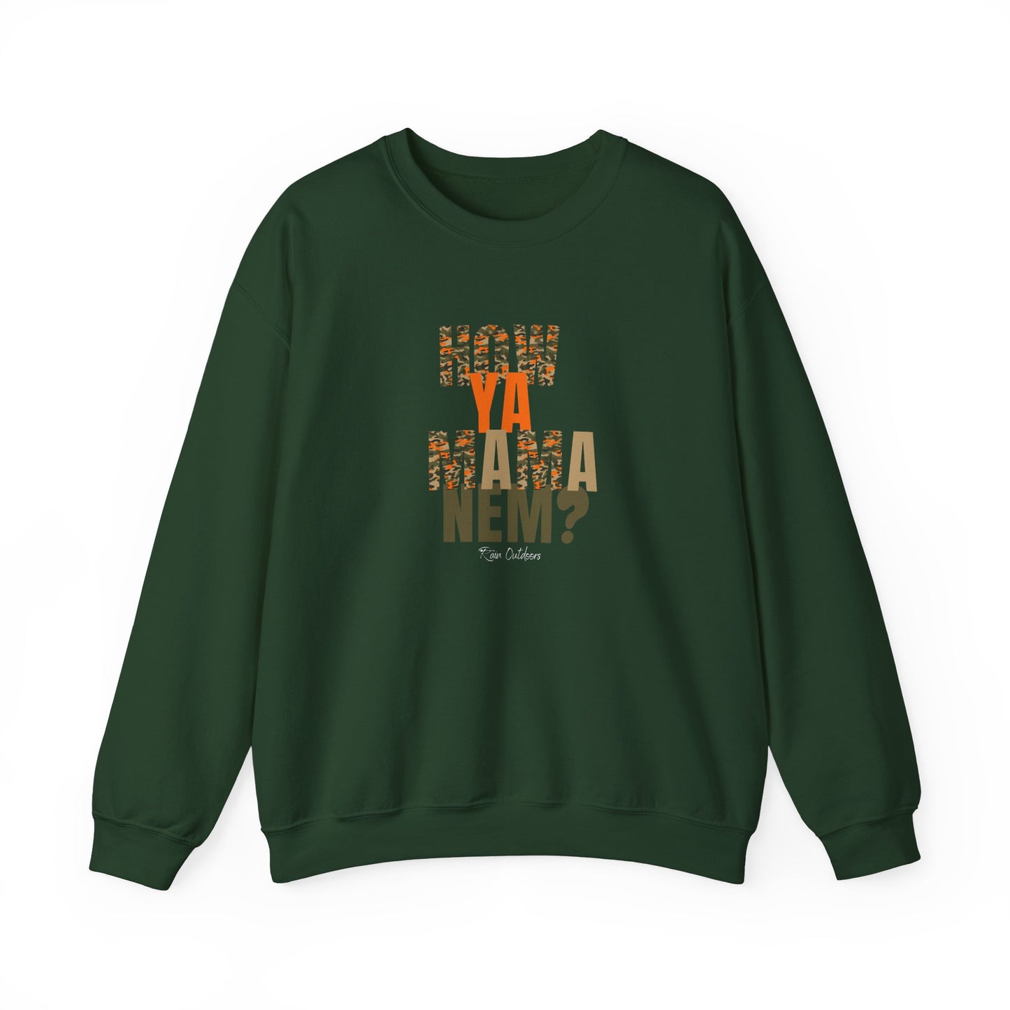 How ya mama nem? Unisex Heavy Blend™ Crewneck Sweatshirt