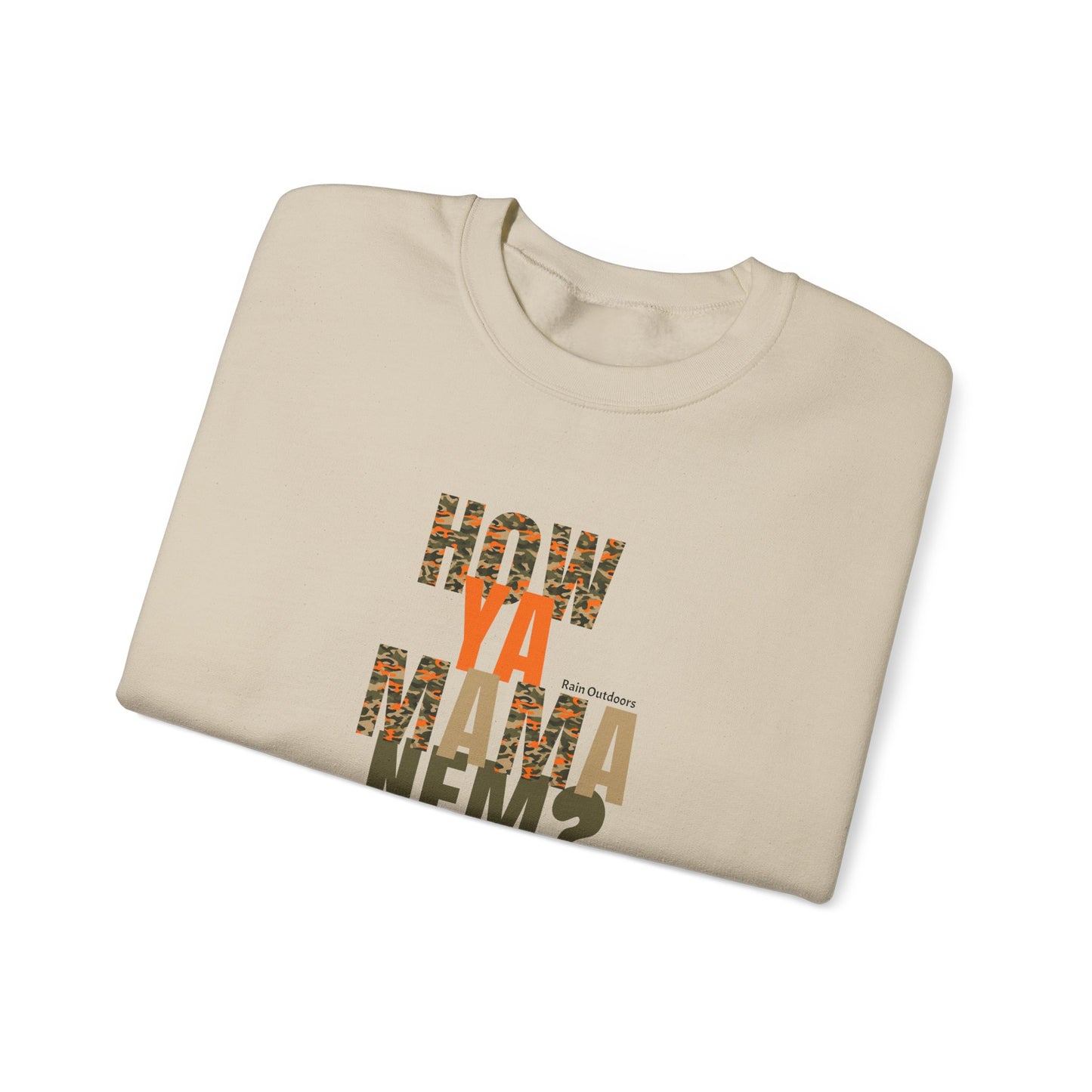 How ya mama nem? Unisex Heavy Blend™ Crewneck Sweatshirt