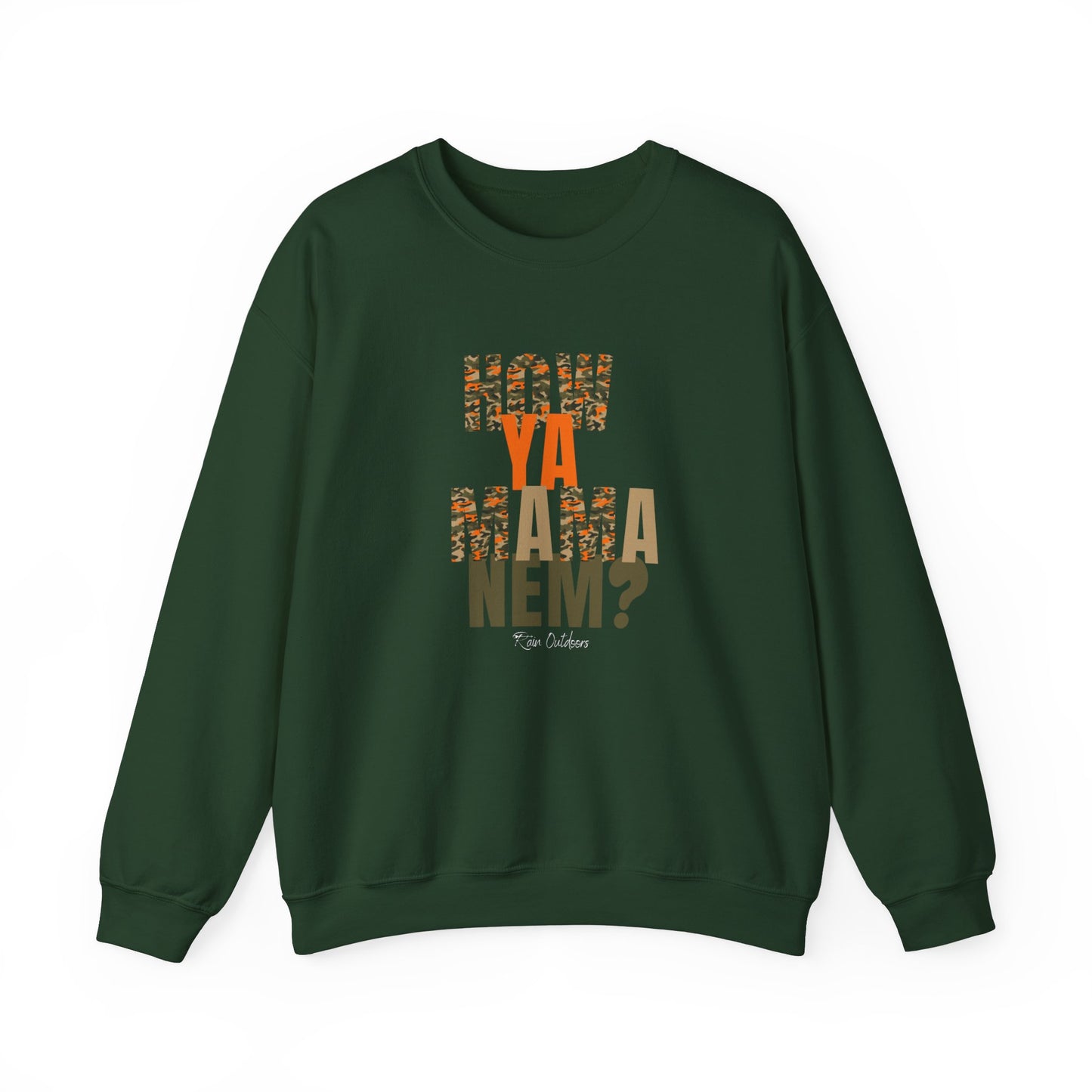 How ya mama nem? Unisex Heavy Blend™ Crewneck Sweatshirt